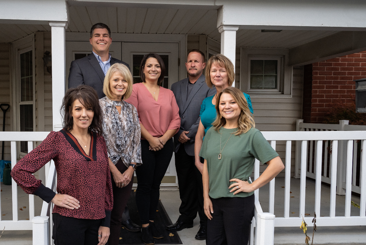 Group Staff Photo - Seven Members of Somerville Mortgage Department