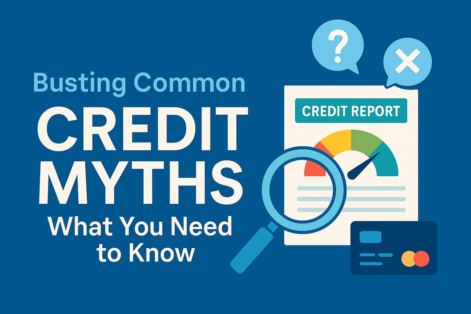 Credit Myths - what you need to know