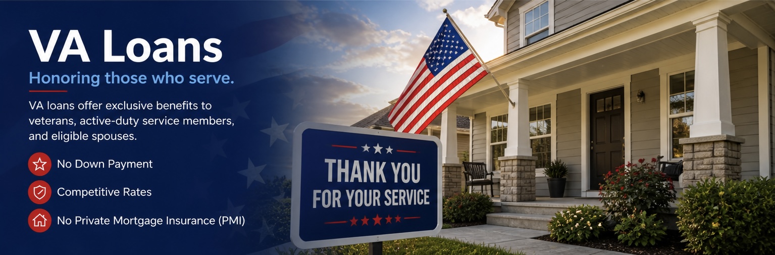 Veteran holding model house with American flag